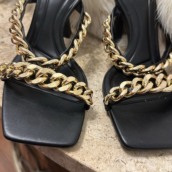 Zara gold chain sandals - Picture 4 of 6